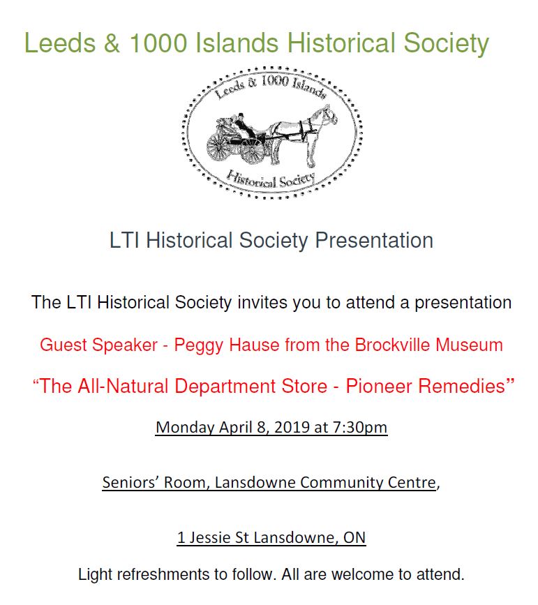LTI Historical Society Presentation
