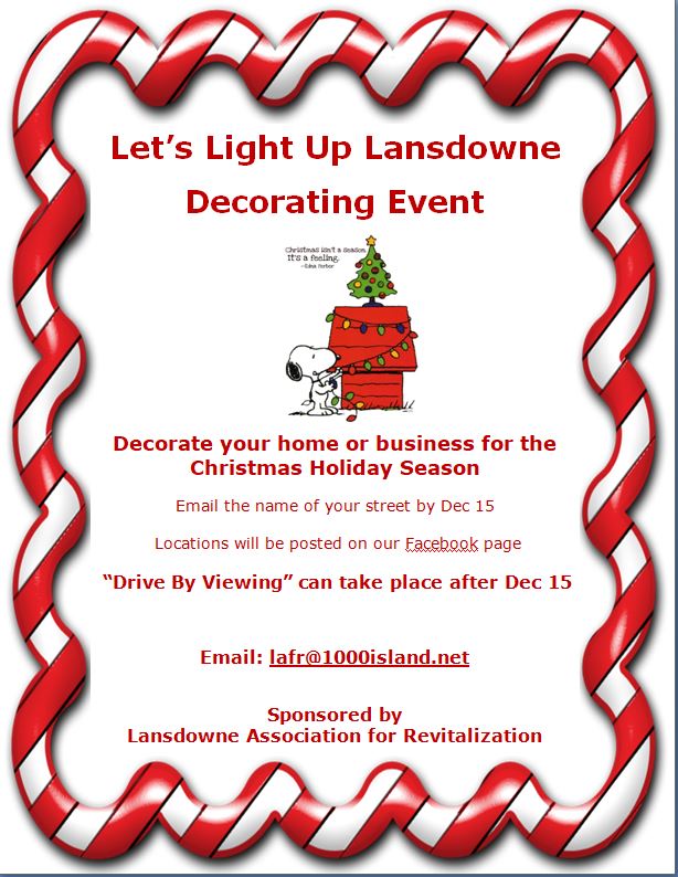 Let’s Light Up Lansdowne 2020, Like Never Before!