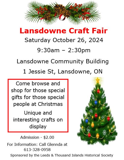 Lansdowne Craft Fair 2024