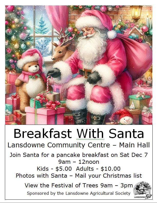 Breakfast With Santa – Sat Dec 7, 2024