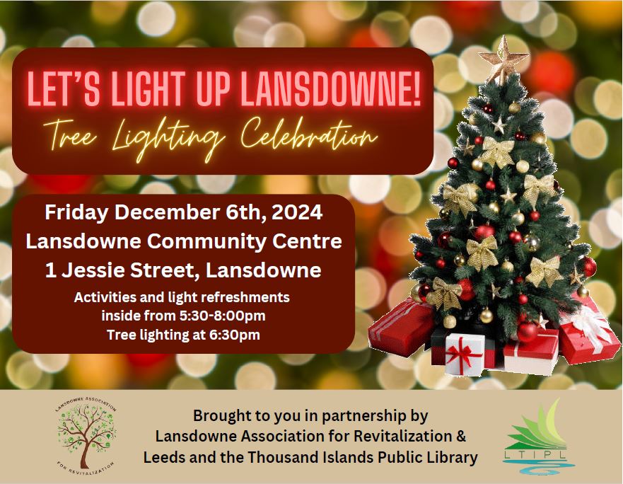 Let’s Light Up Lansdowne Tree Lighting Celebration