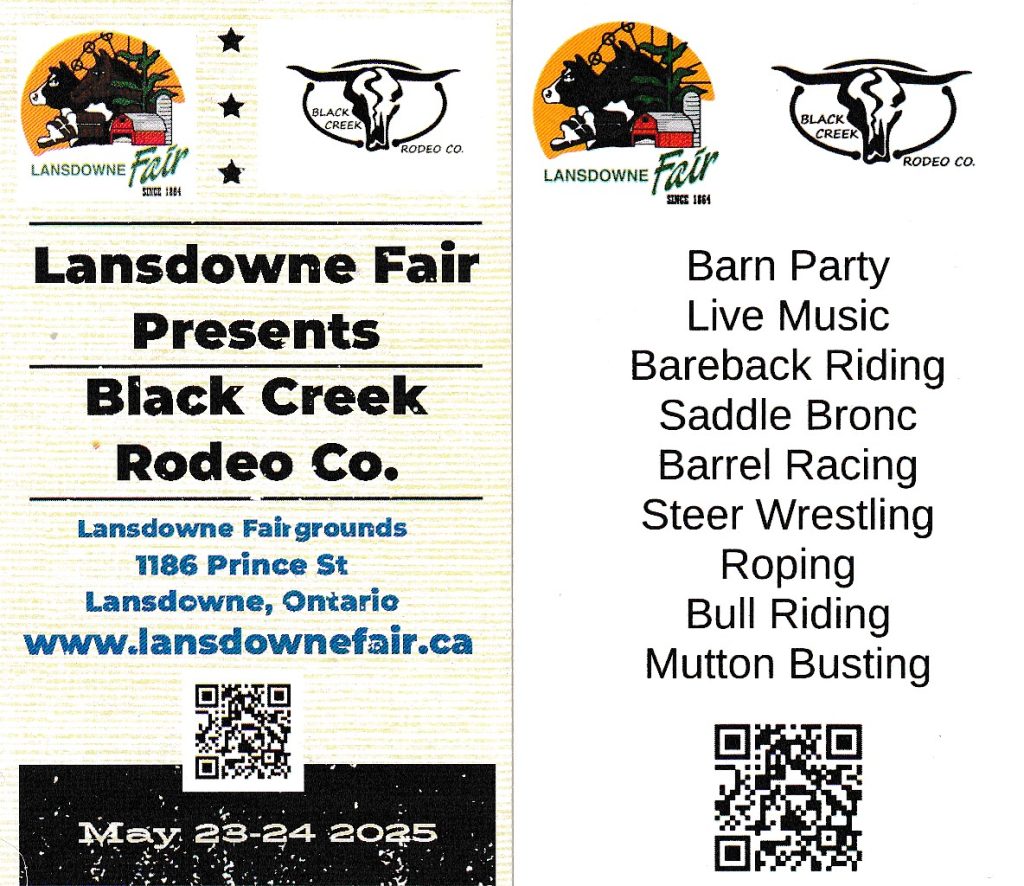 2nd Annual Black Creek Rodeo – May 23 – 24, 2025