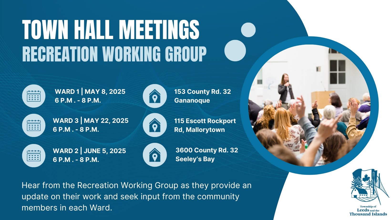 TLTI Town Hall Meetings – Recreation Working Group