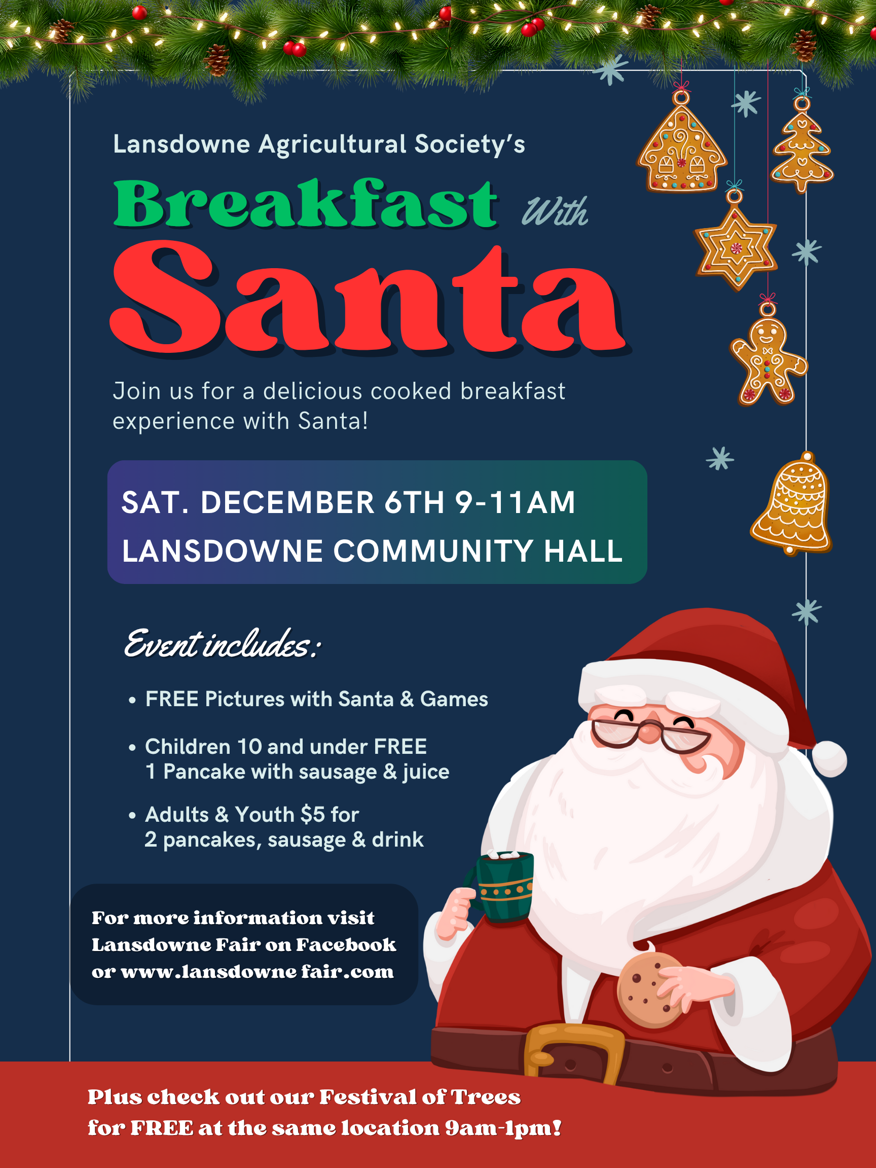 Breakfast With Santa – Lansdowne Community Centre